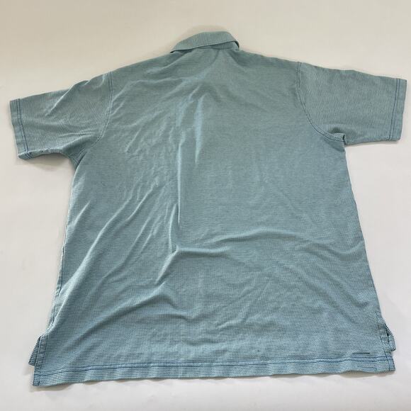 Peter Millar Polo Shirt Men XL Blue Golf Performance Preppy COTTON - Picture 6 of 9